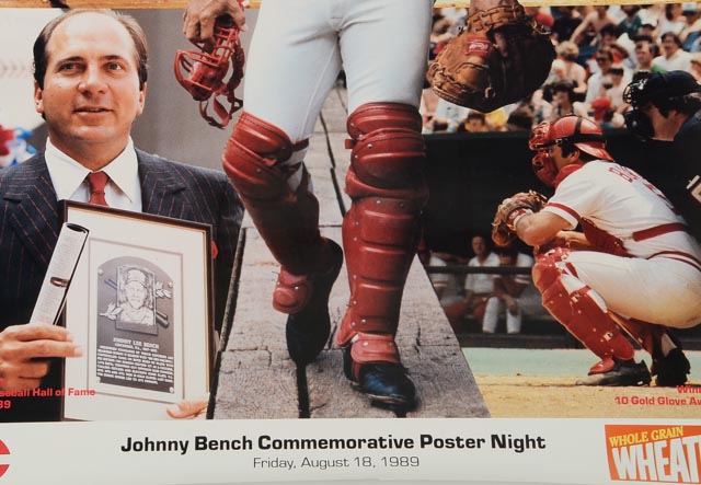 Commemorative Johnny Bench Poster