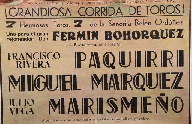 1970s José Cros Estrems Spanish Bull Fighting Lithograph Poster