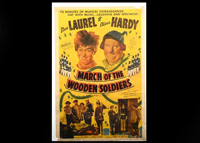 Vintage Reprint Laurel and Hardy Movie Poster