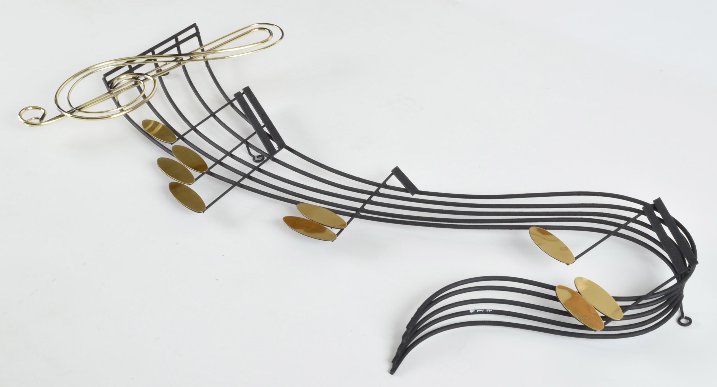  Signed Curtis Jere Metal Wall Sculpture