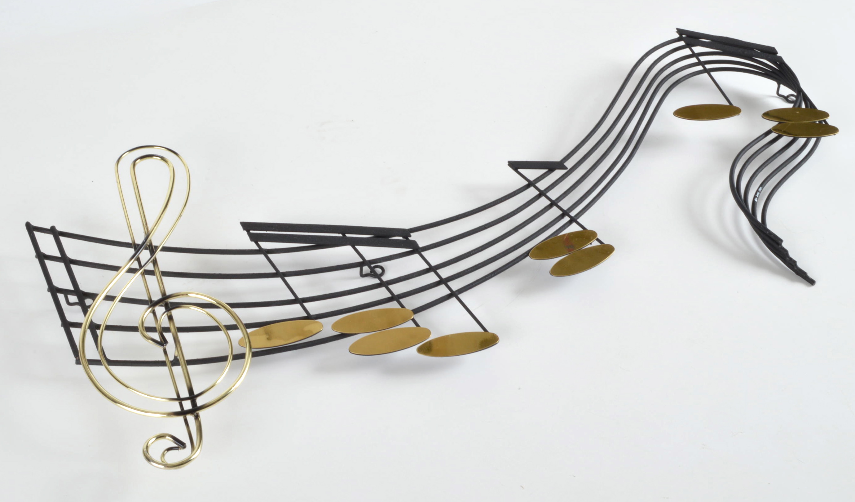  Signed Curtis Jere Metal Wall Sculpture