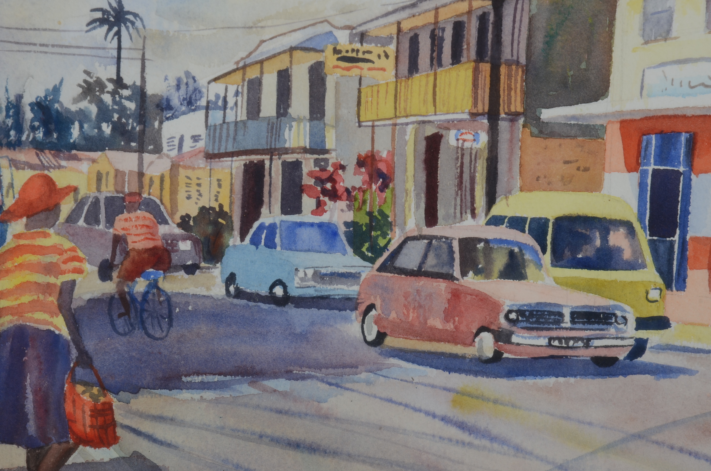 Original Neville Legall Watercolor on Paper Painting