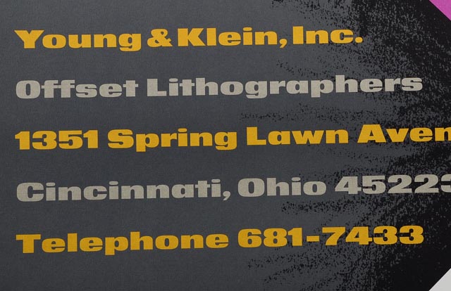 Noel Martin Poster for Young & Klein