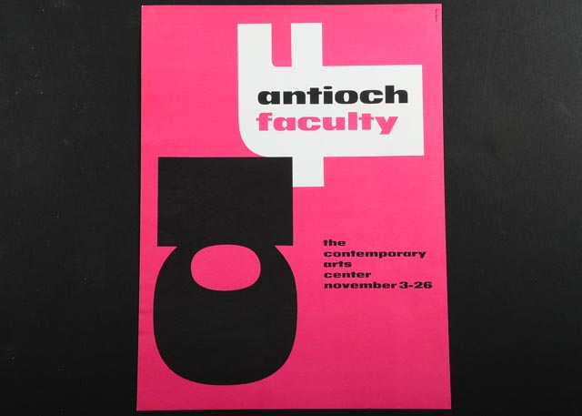 Noel Martin Poster for Antioch Faculty Show