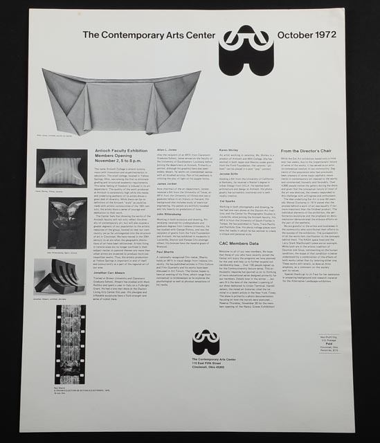 Noel Martin Poster for Antioch Faculty Show