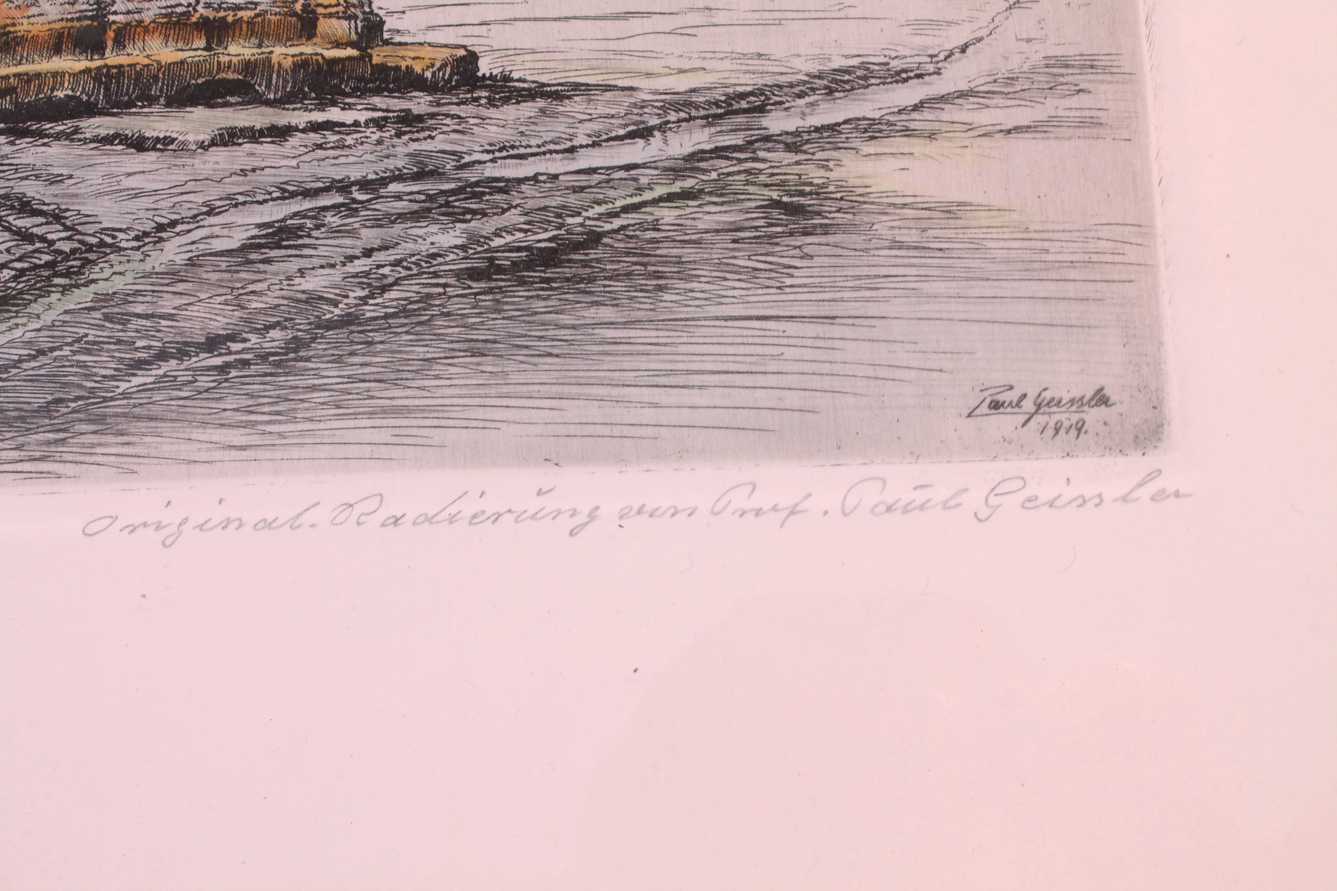 Paul Geissler Original Etchings