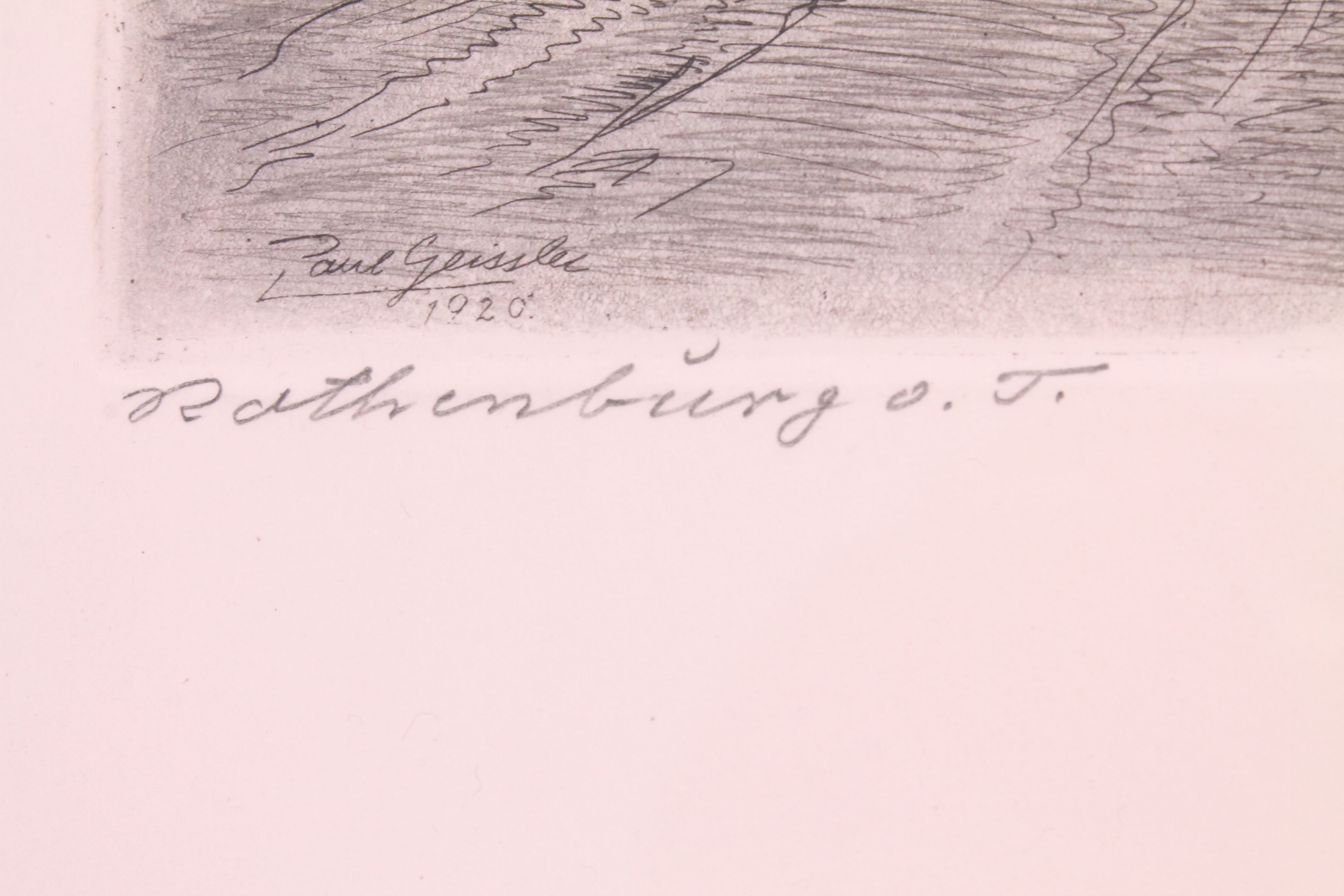 Paul Geissler Original Etchings