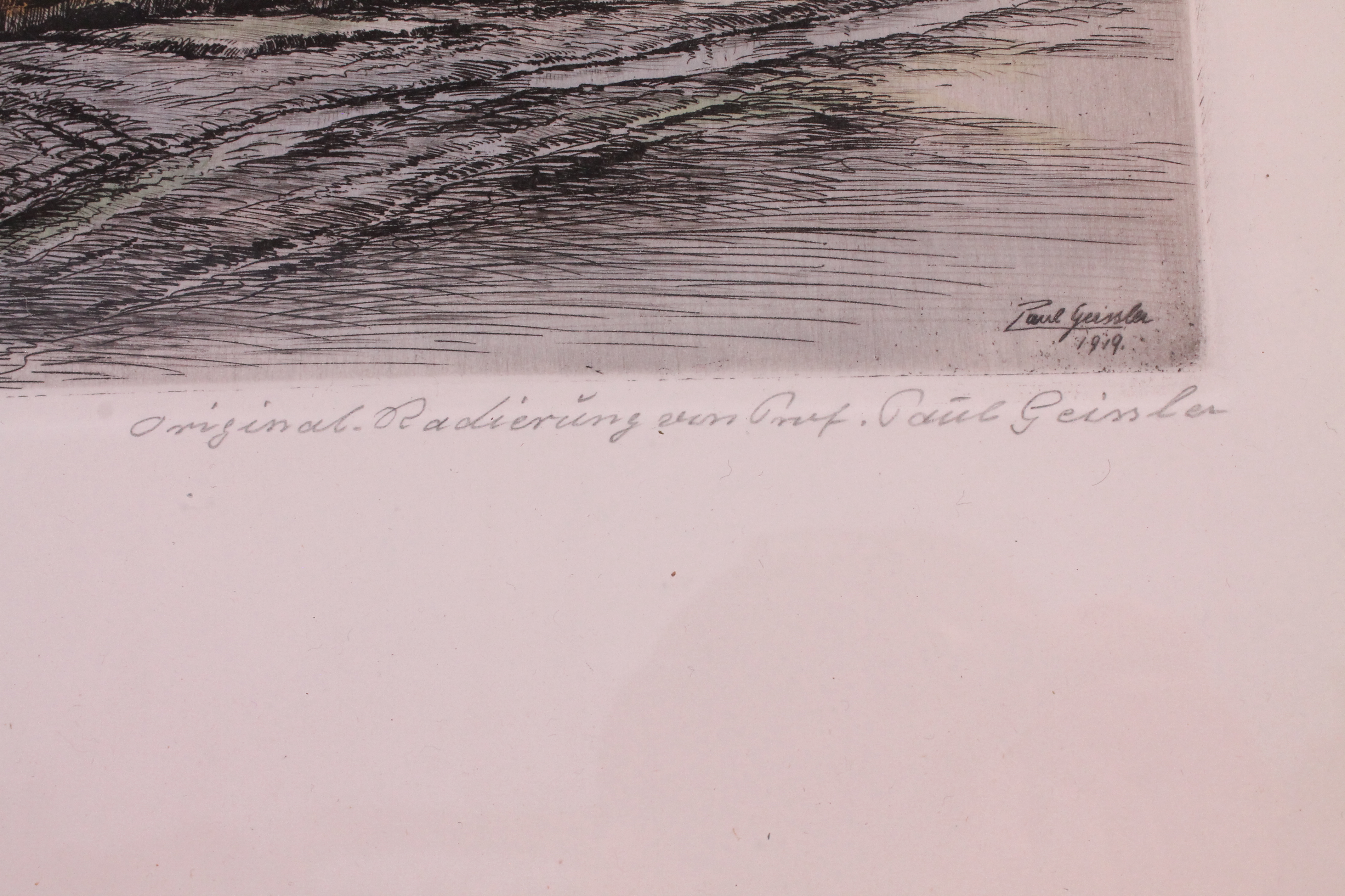 Paul Geissler Original Etchings