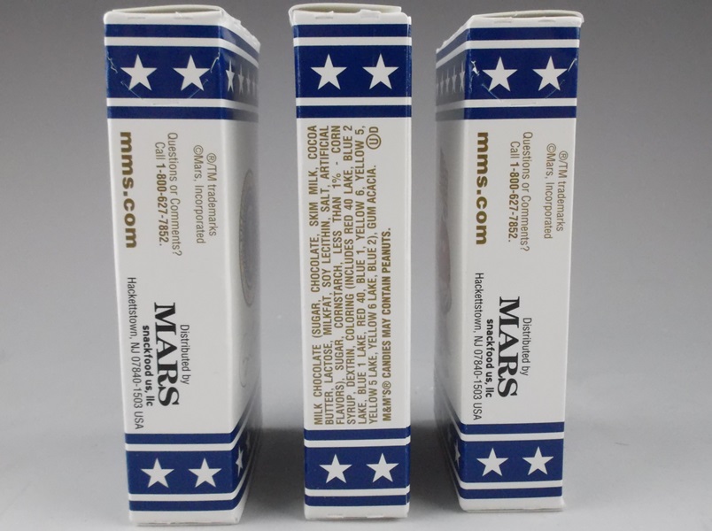 Three Air Force One M&M Candy Boxes 