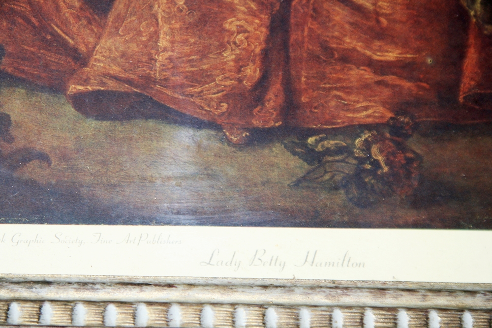 Vintage Print of Lady Betty Hamilton