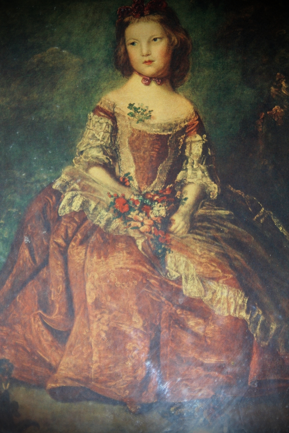 Vintage Print of Lady Betty Hamilton