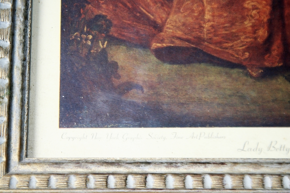 Vintage Print of Lady Betty Hamilton