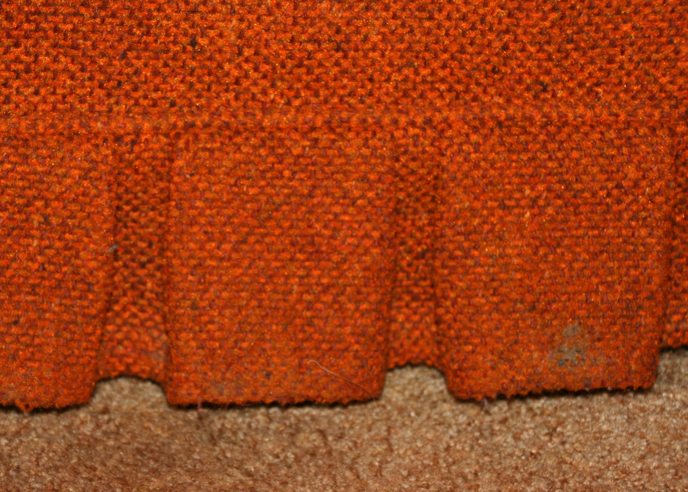 Pair of Vintage 1970s Orange Armchairs