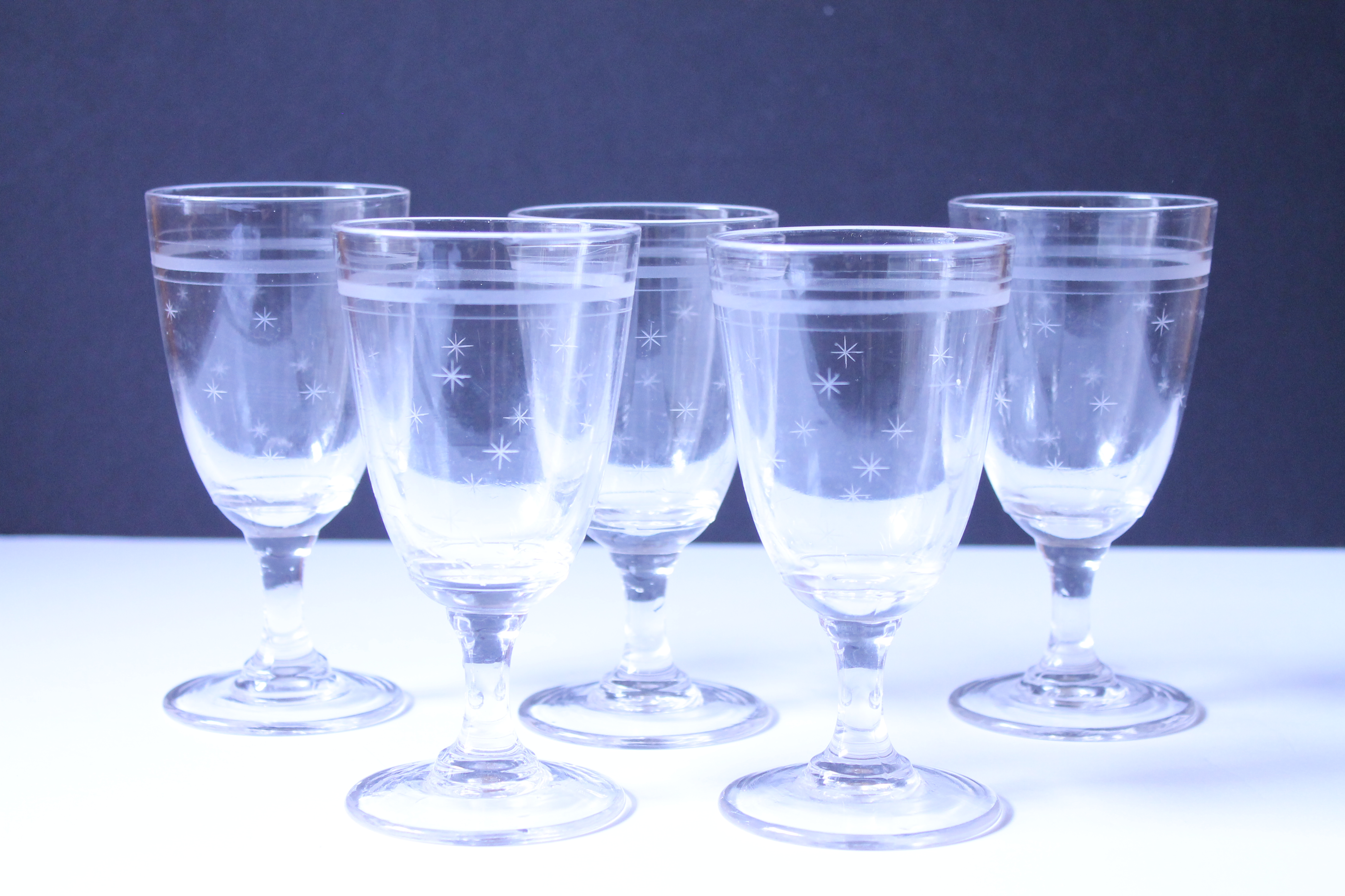 Vintage Wine Glasses
