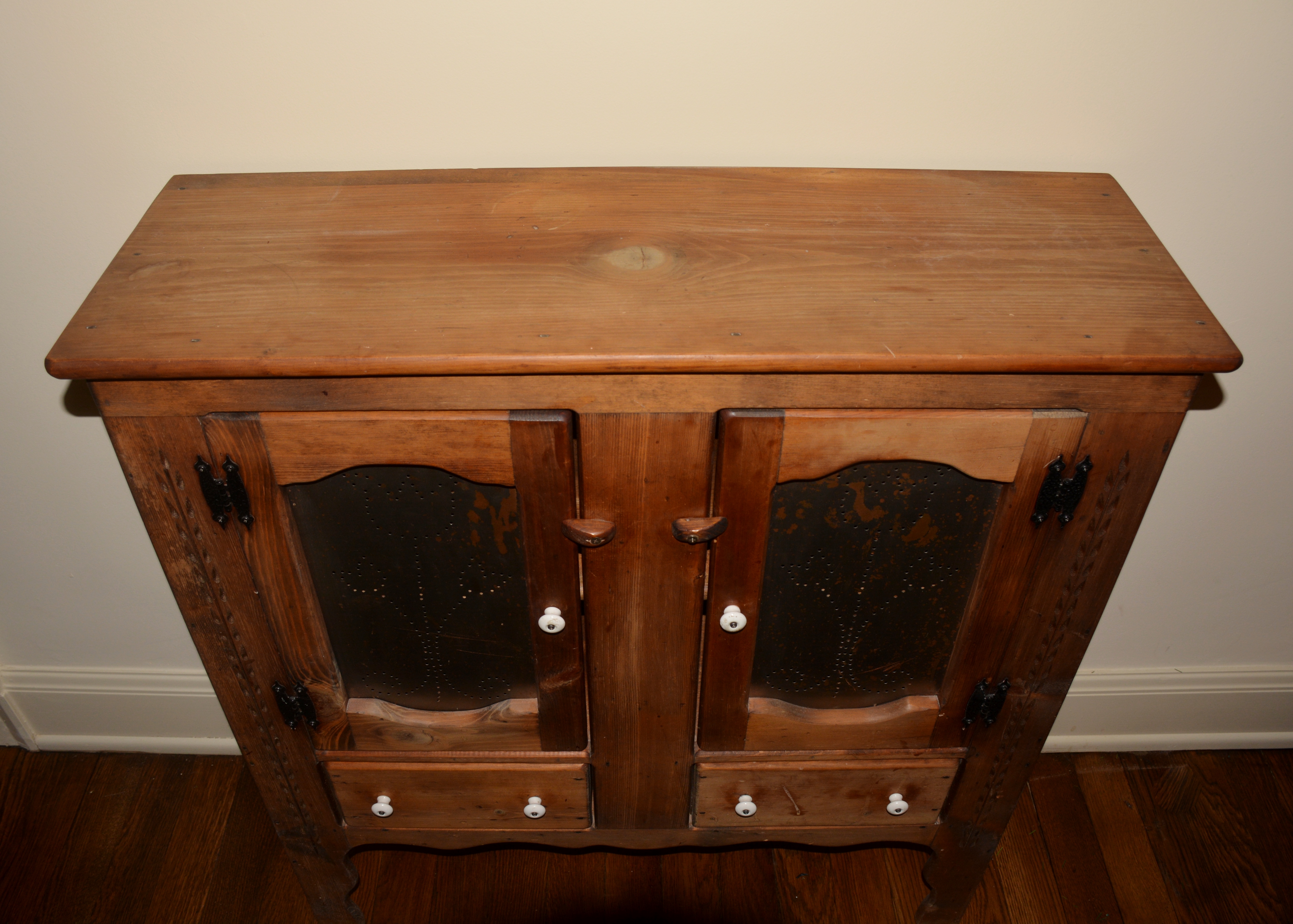 Pie Safe with Perforated Tin Doors 