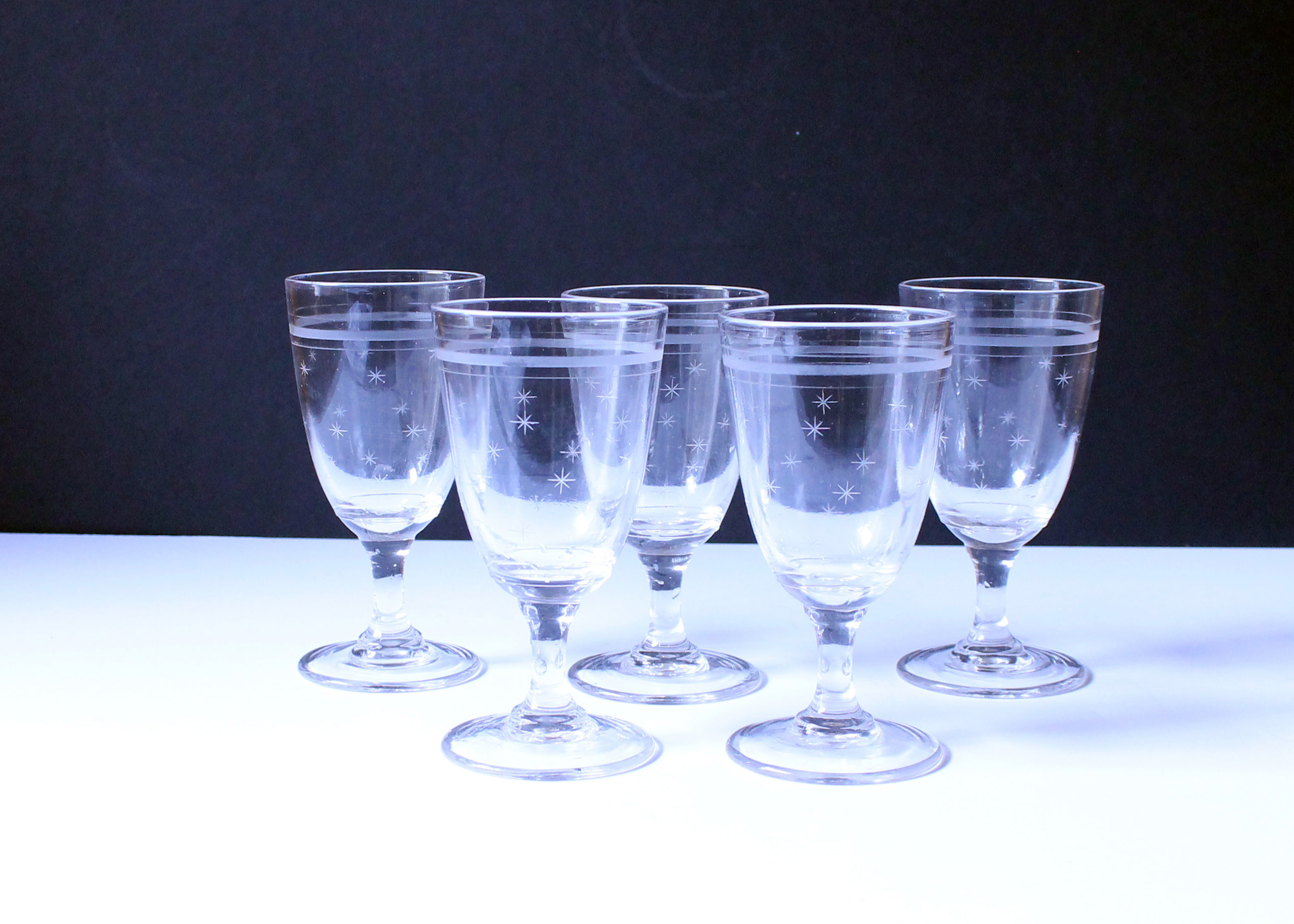 Vintage Wine Glasses