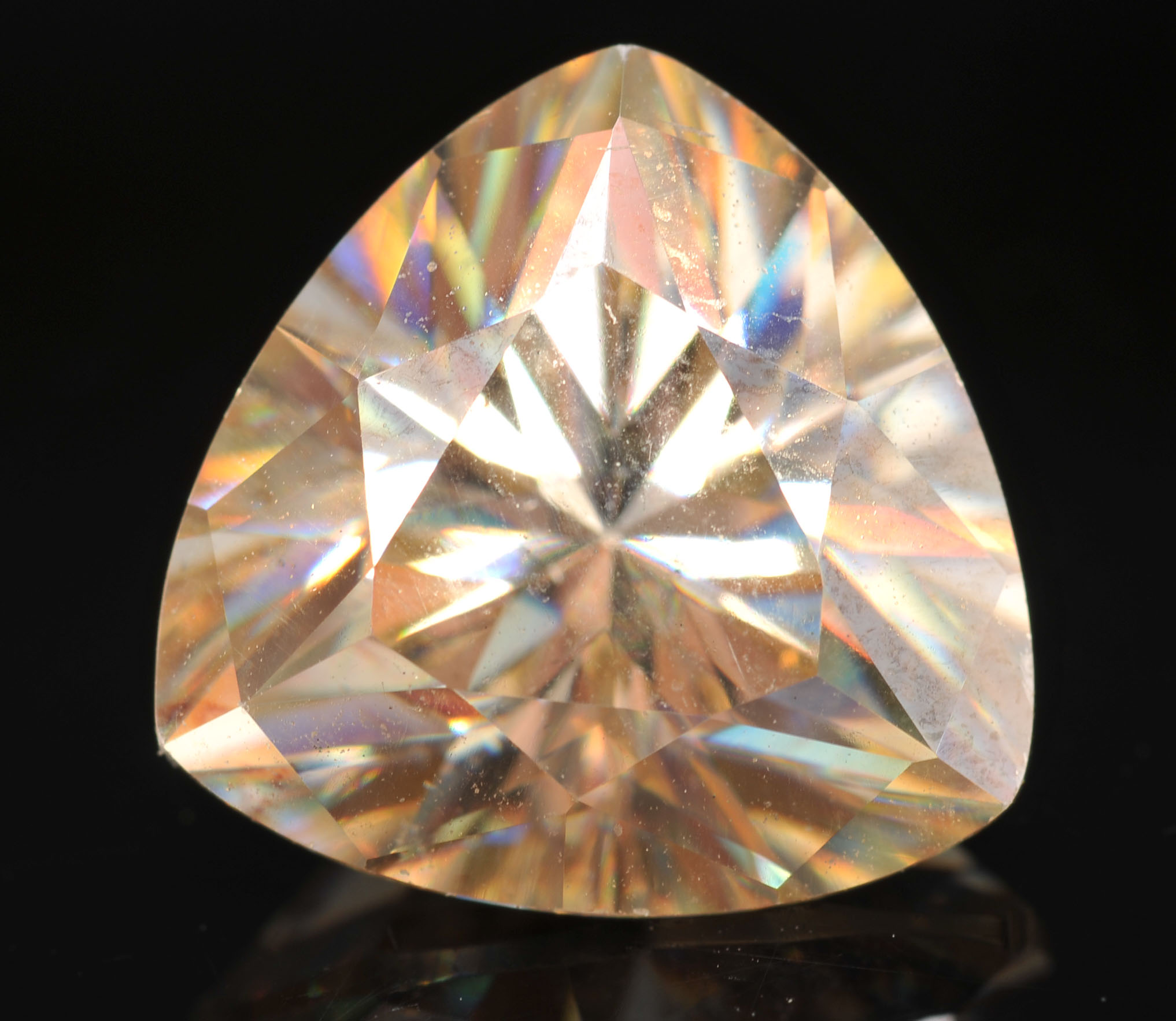 Two Loose Strontium Titanate Synthetic Stones 