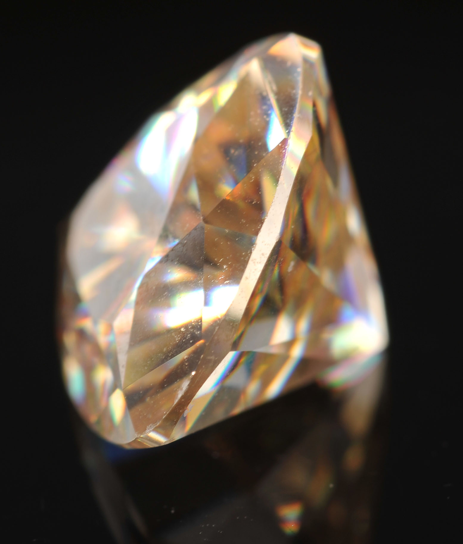 Two Loose Strontium Titanate Synthetic Stones 