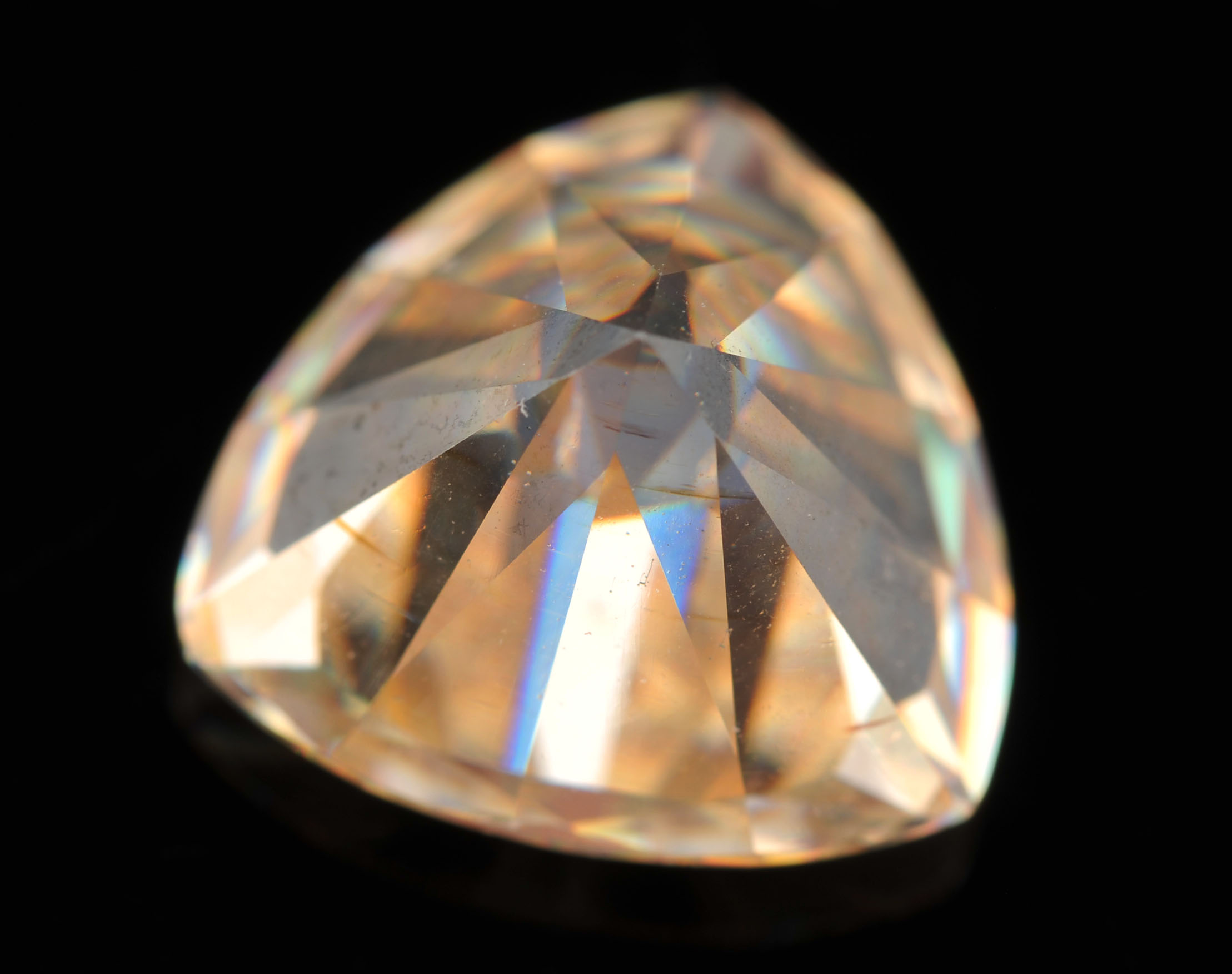 Two Loose Strontium Titanate Synthetic Stones 