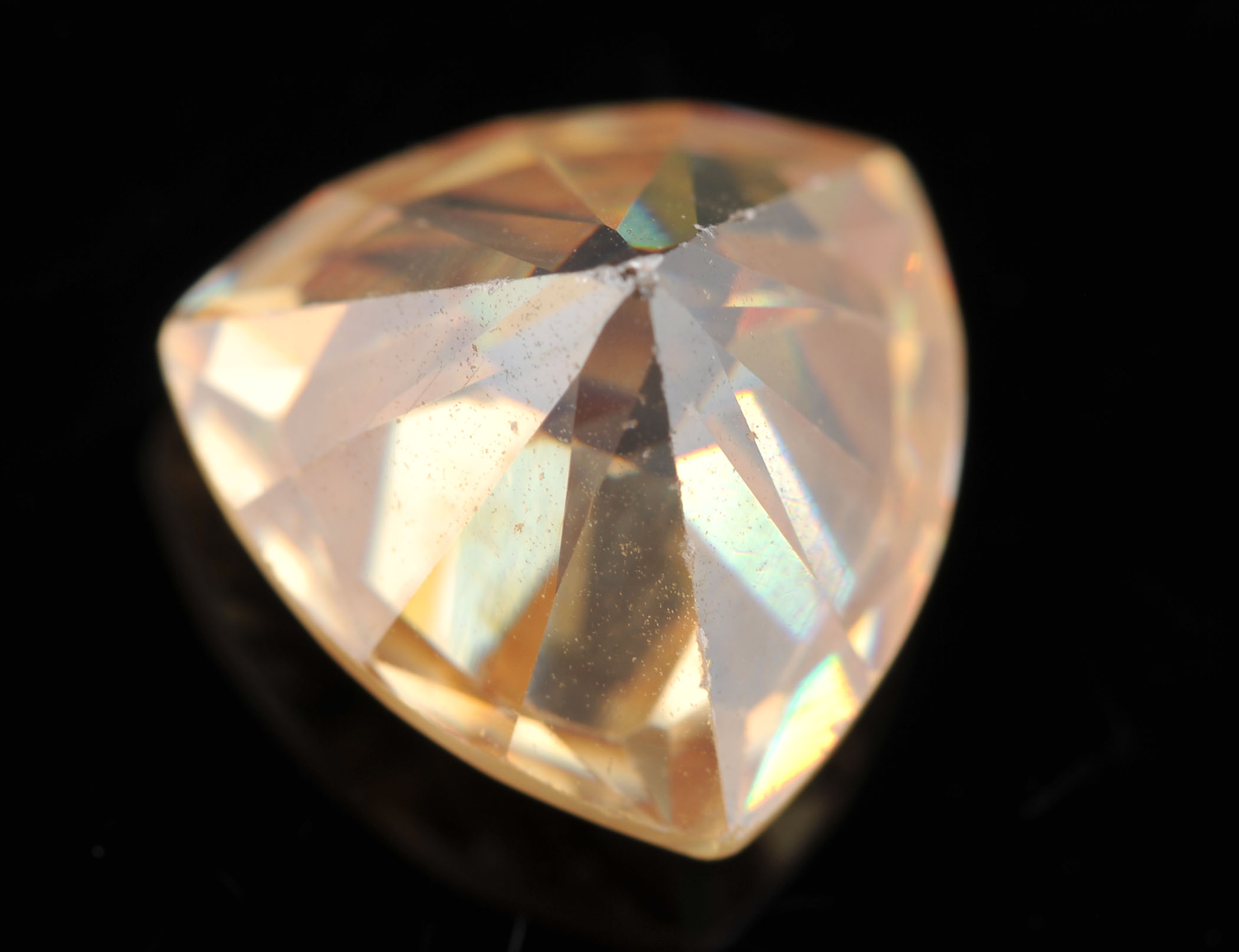 Two Loose Strontium Titanate Synthetic Stones 