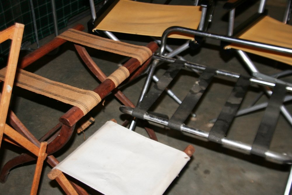 Folding Racks and Chairs Lot 