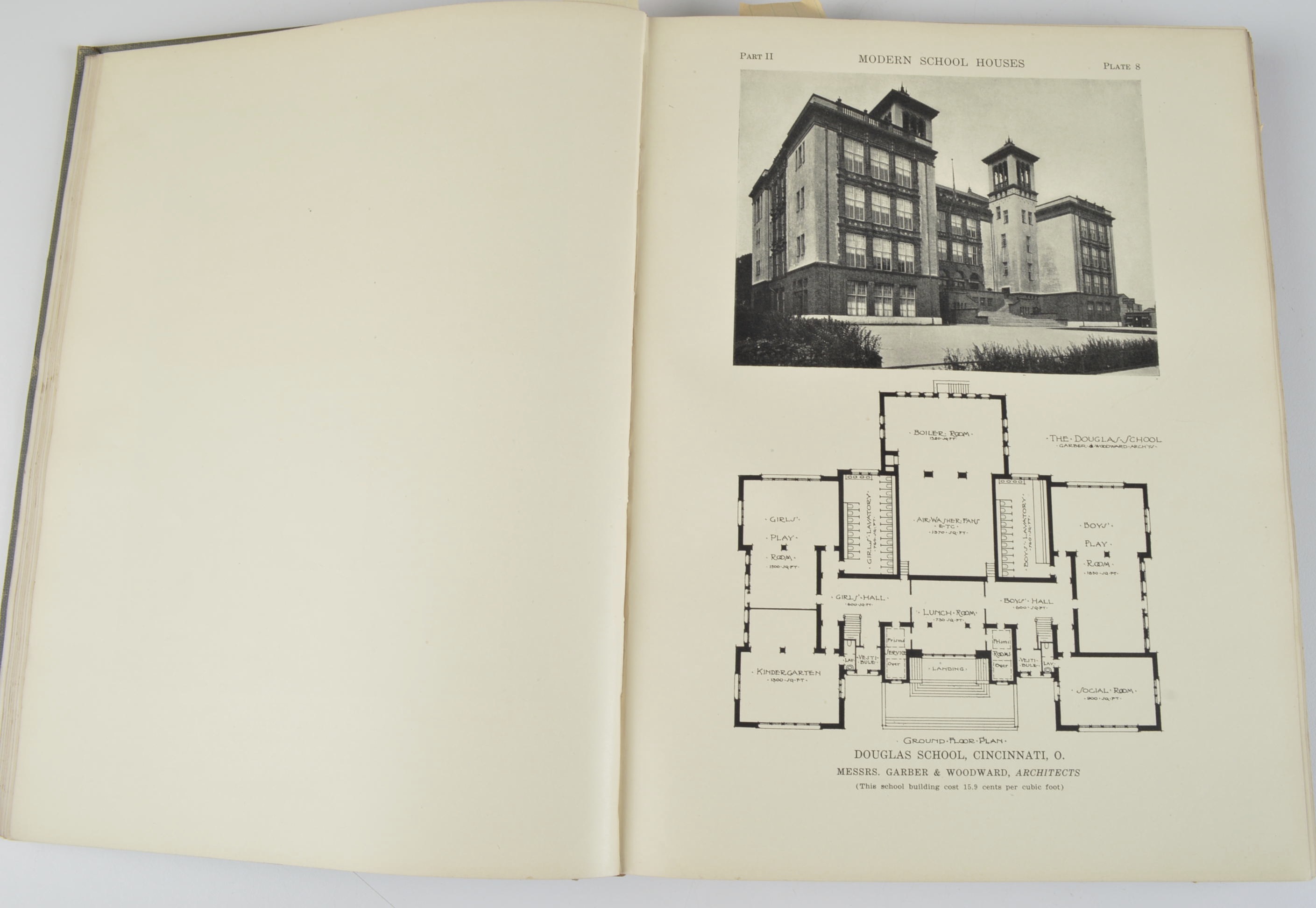 1915 Architectural Book on School Houses