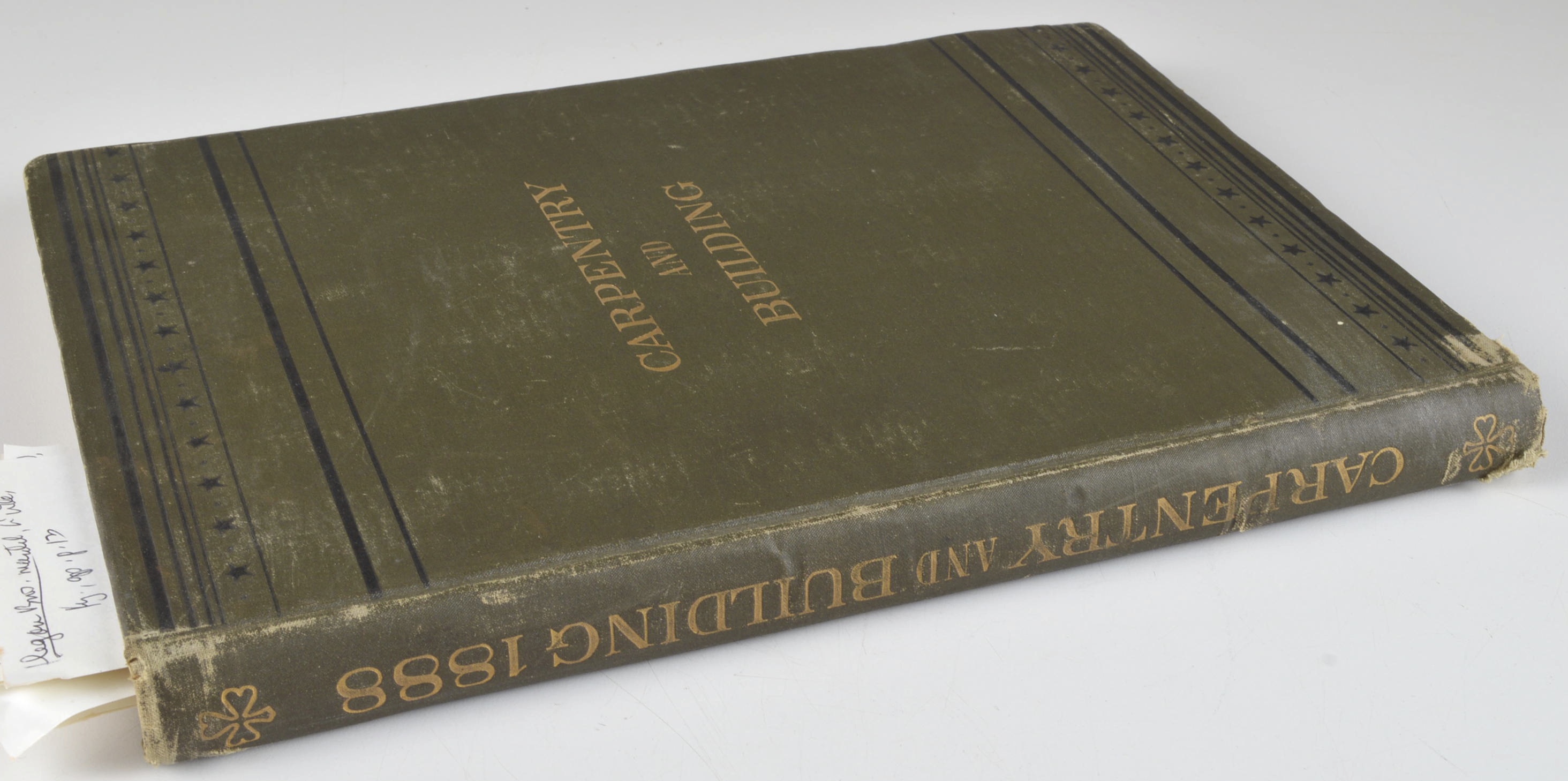 1888 "Carpentry and Building" Book