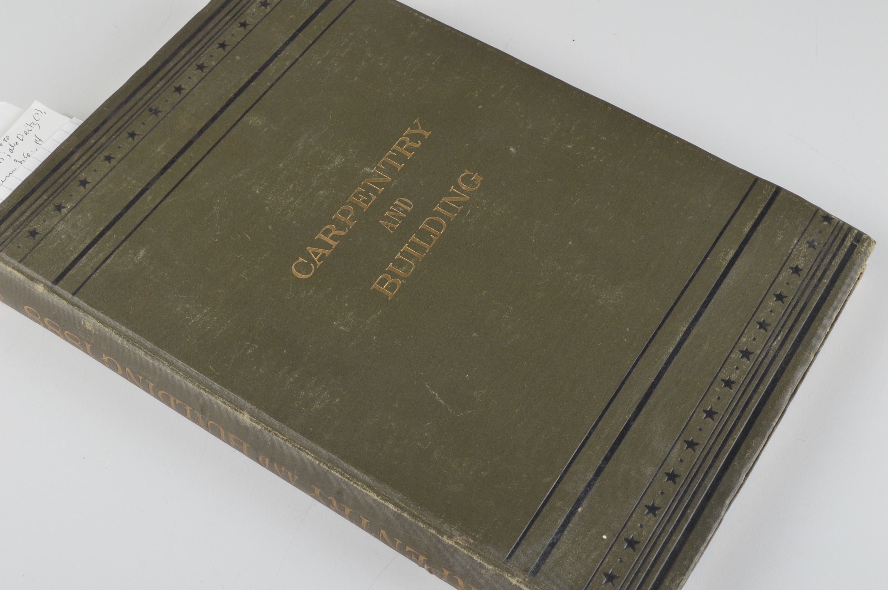 1888 "Carpentry and Building" Book