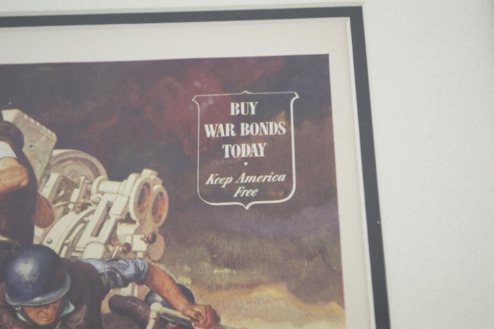 Framed Vintage Advertisements for General Motors