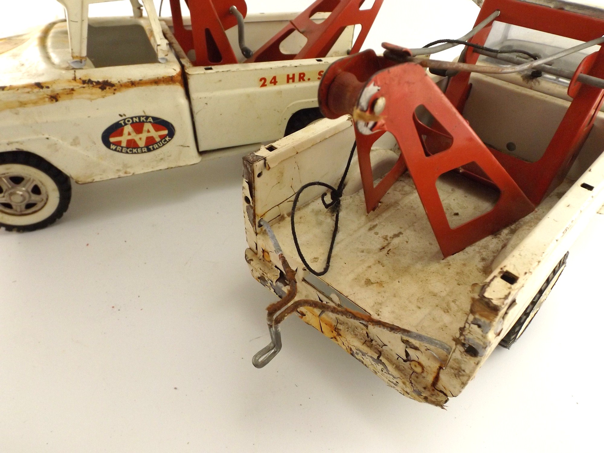 Pair of Tonka AAA Wrecker Tow Trucks