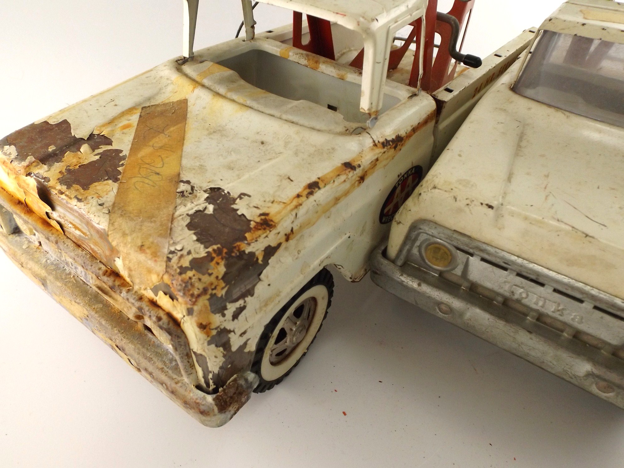 Pair of Tonka AAA Wrecker Tow Trucks