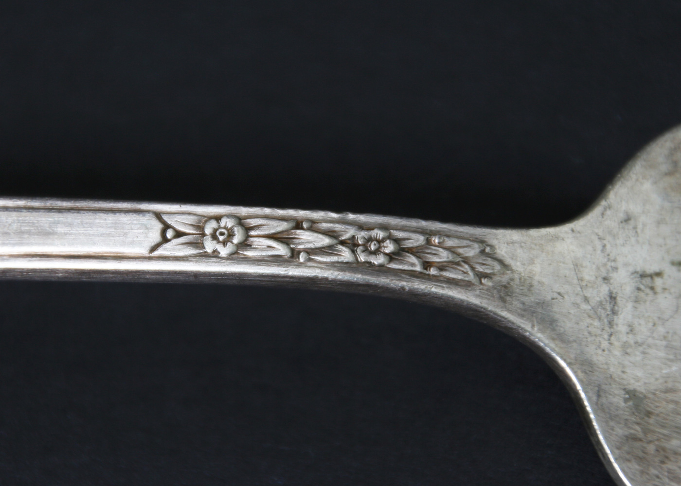 24-Piece Set of Vintage Monogrammed "N" Silver Plated Flatware