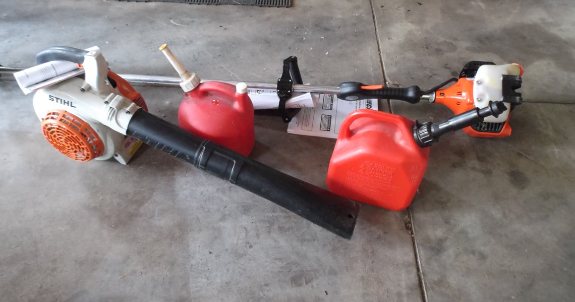 Stihl BG 65 C Leaf Blower and Echo Weed Wacker