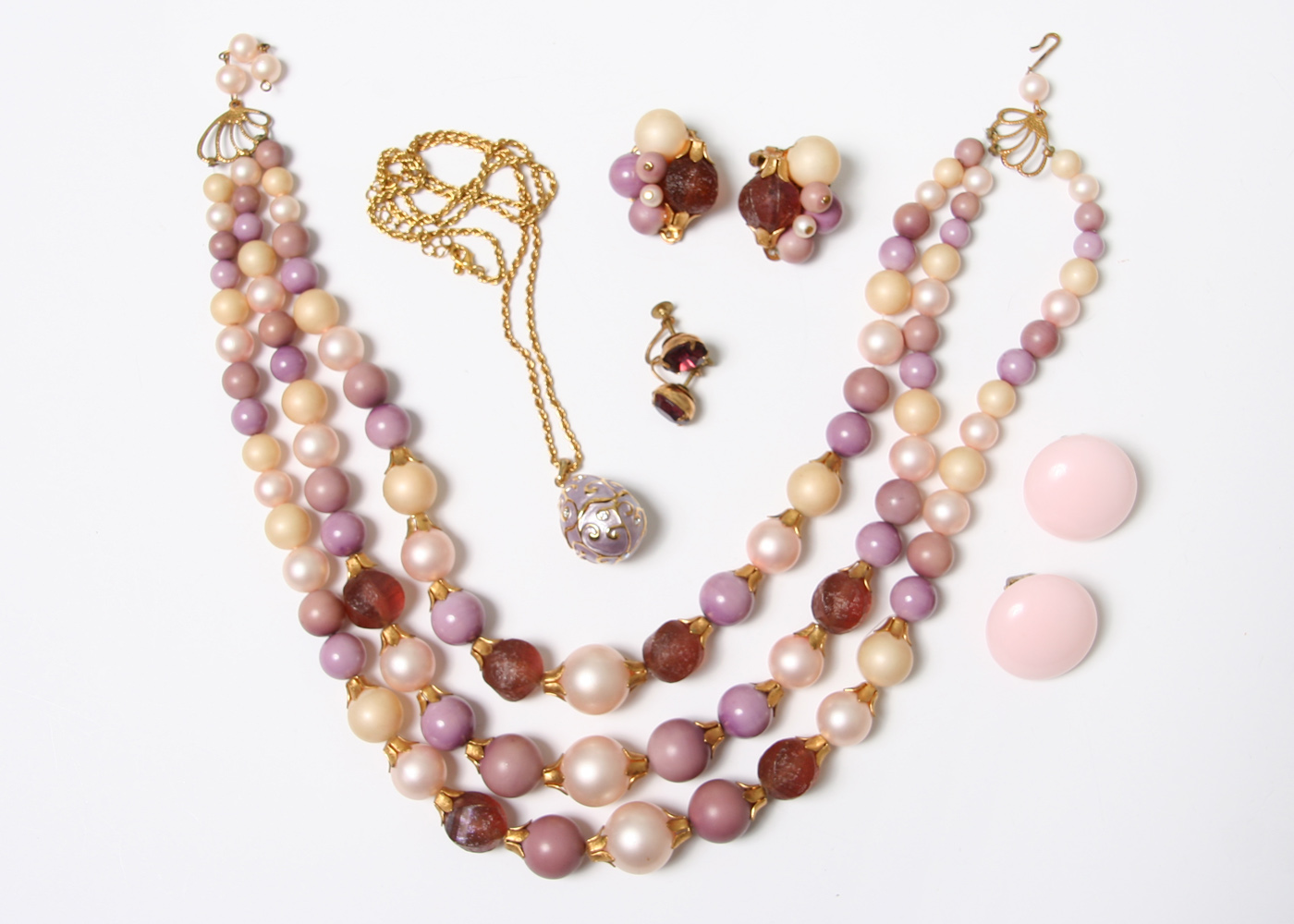 Collection of Violet Costume Jewelry