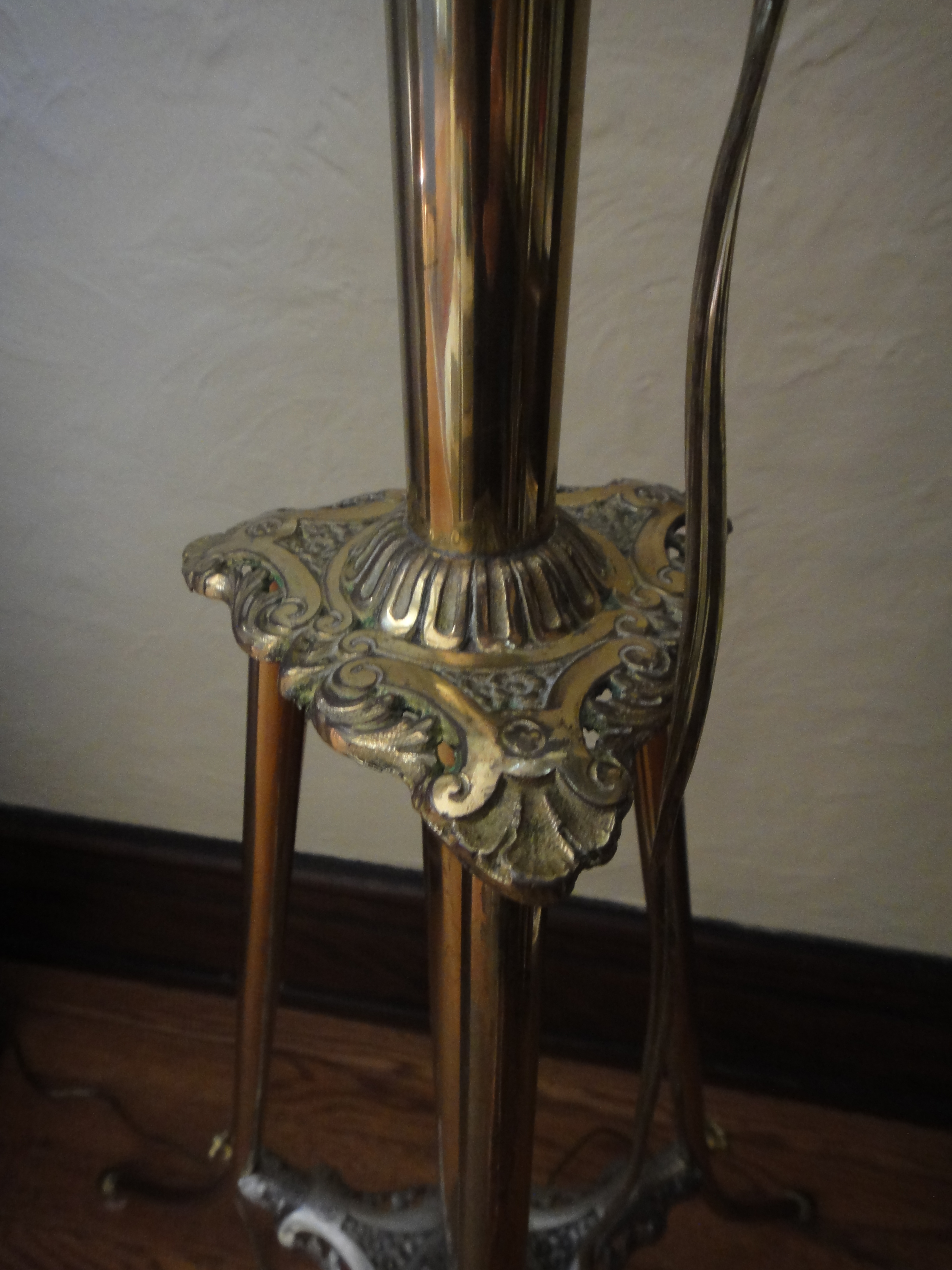 Antique Rochester Victorian Piano Floor Lamp