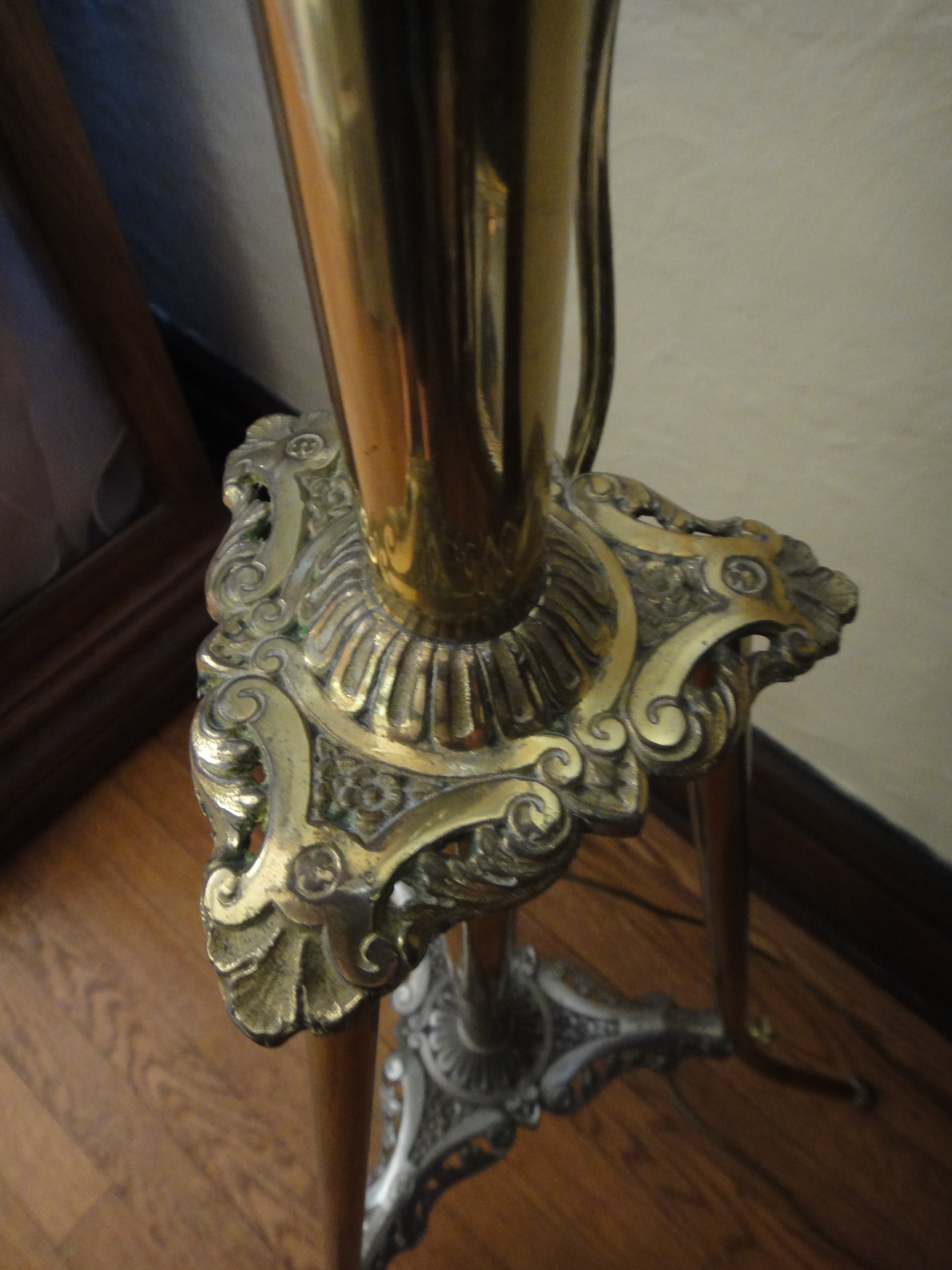 Antique Rochester Victorian Piano Floor Lamp