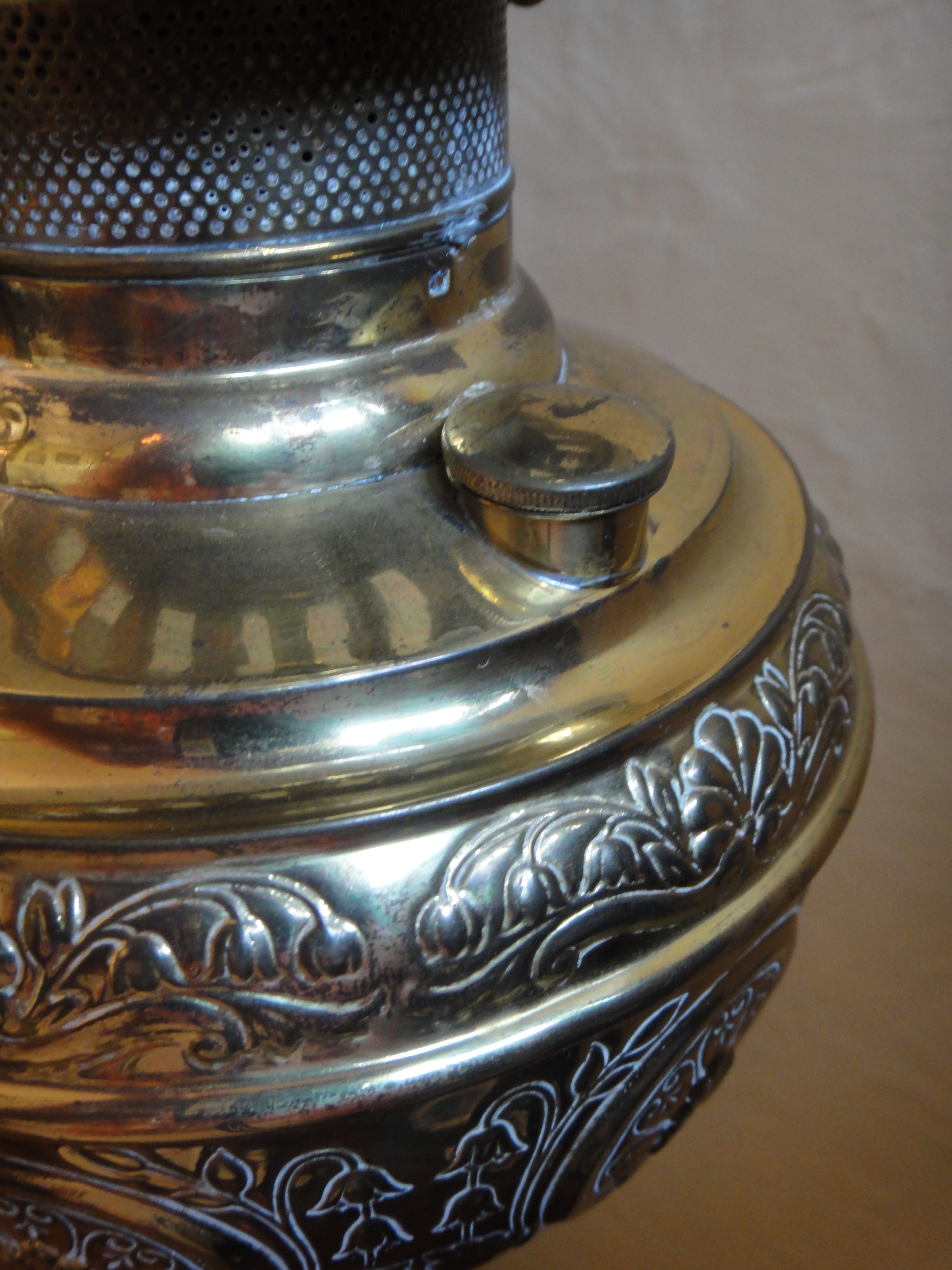 Antique Rochester Victorian Piano Floor Lamp