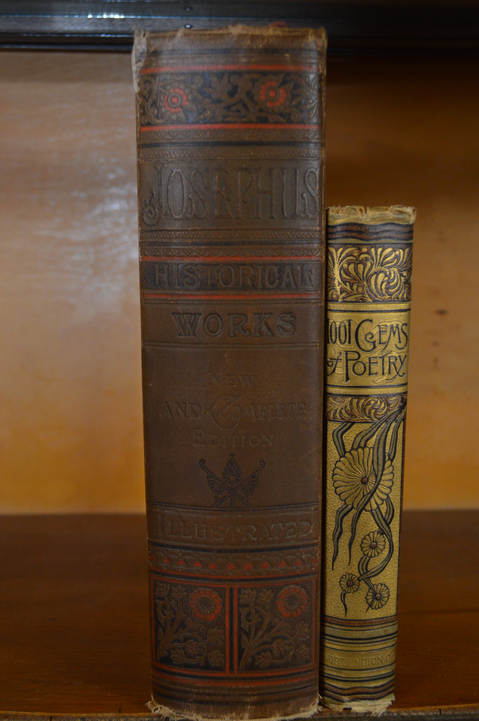 "The Works of Flavius Josephus" and "1001 Gems"