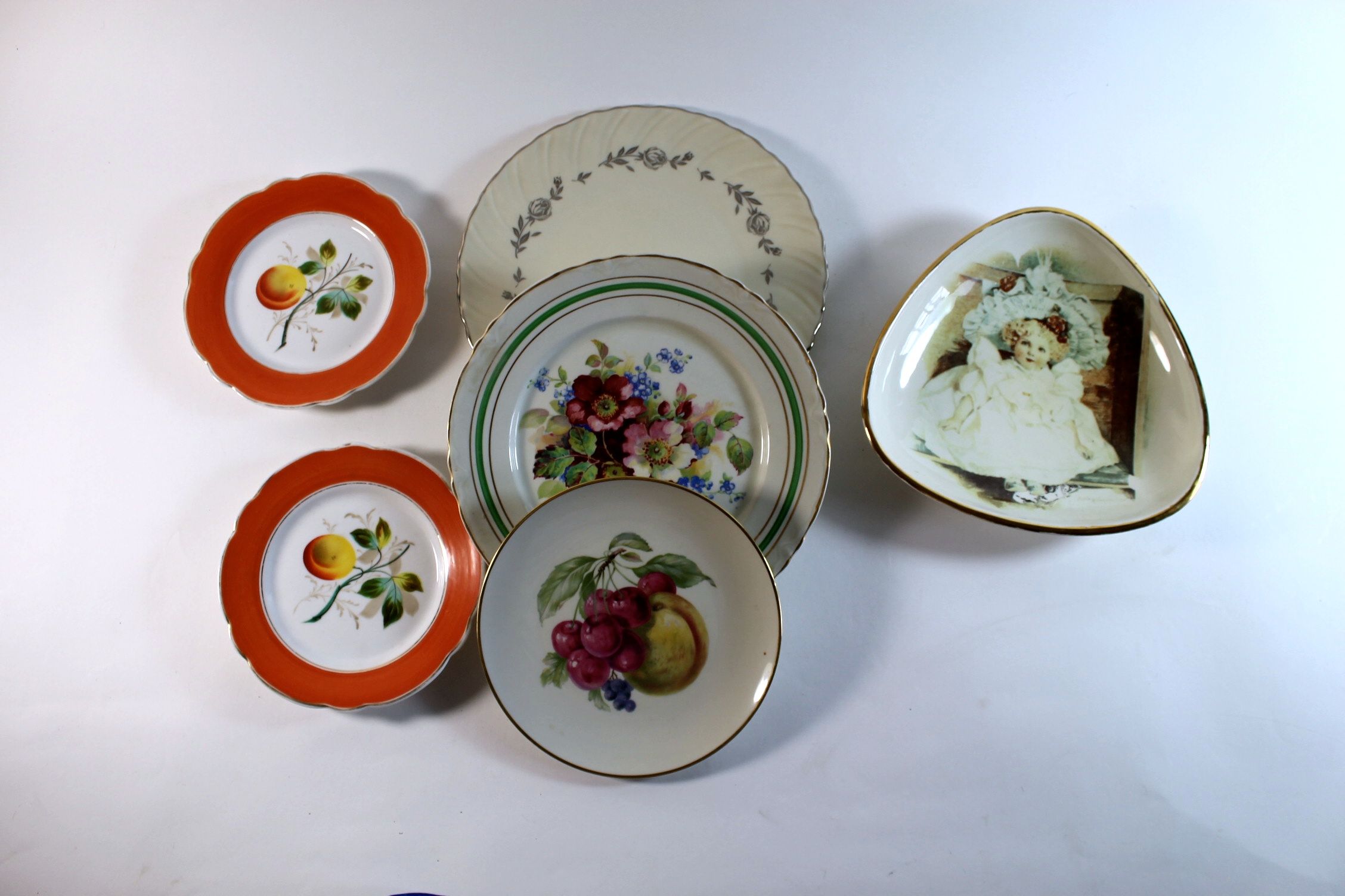 Assortment of Vintage China Plates