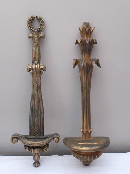 Haviland and Limoges Plates on Louis XVI Style Plate Display 