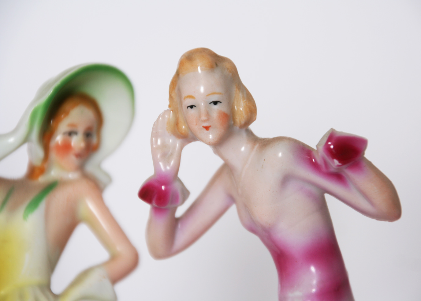 Collection of Four German Dancer Figurines