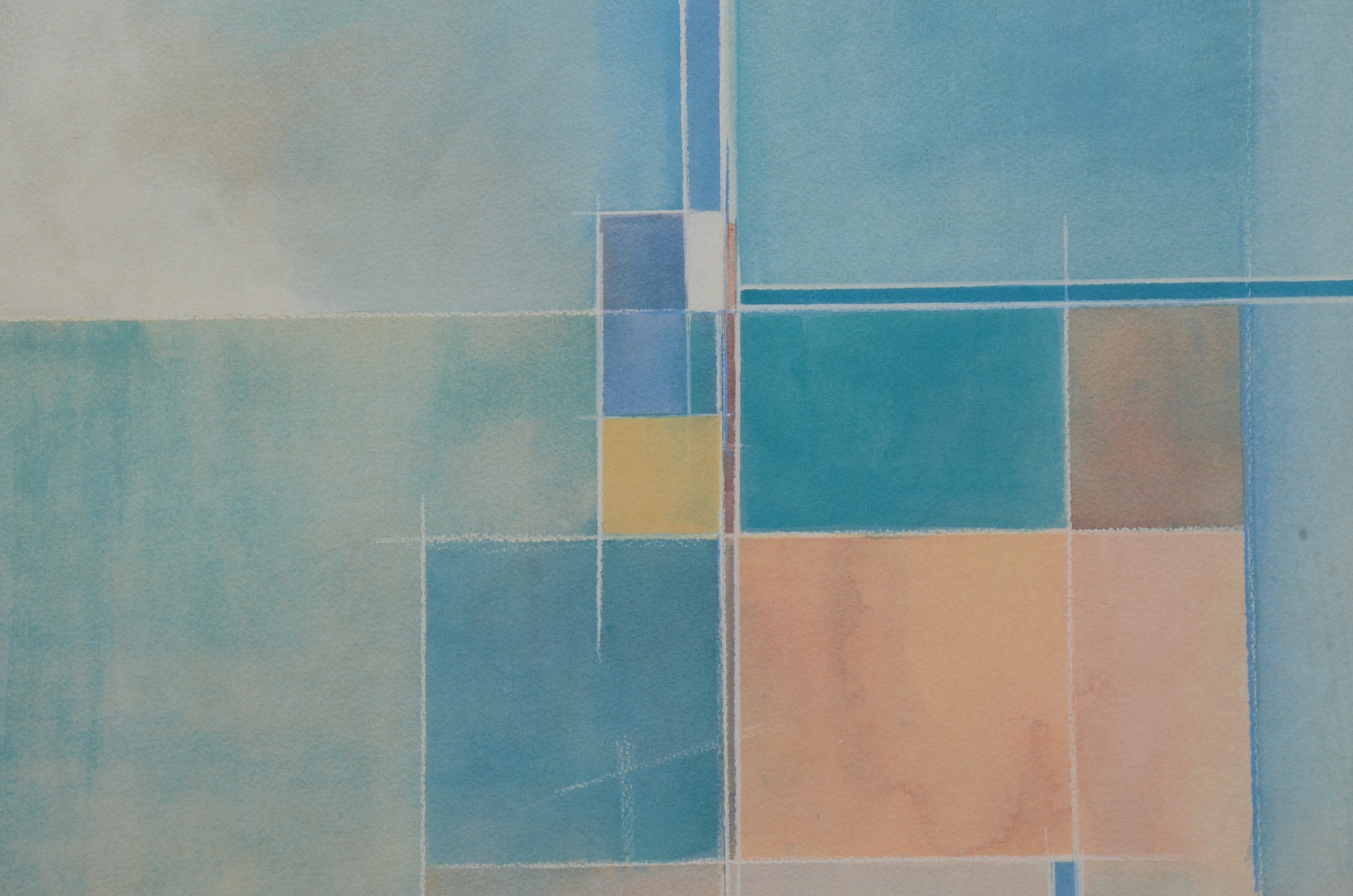 Trio of Framed Pastel Prints