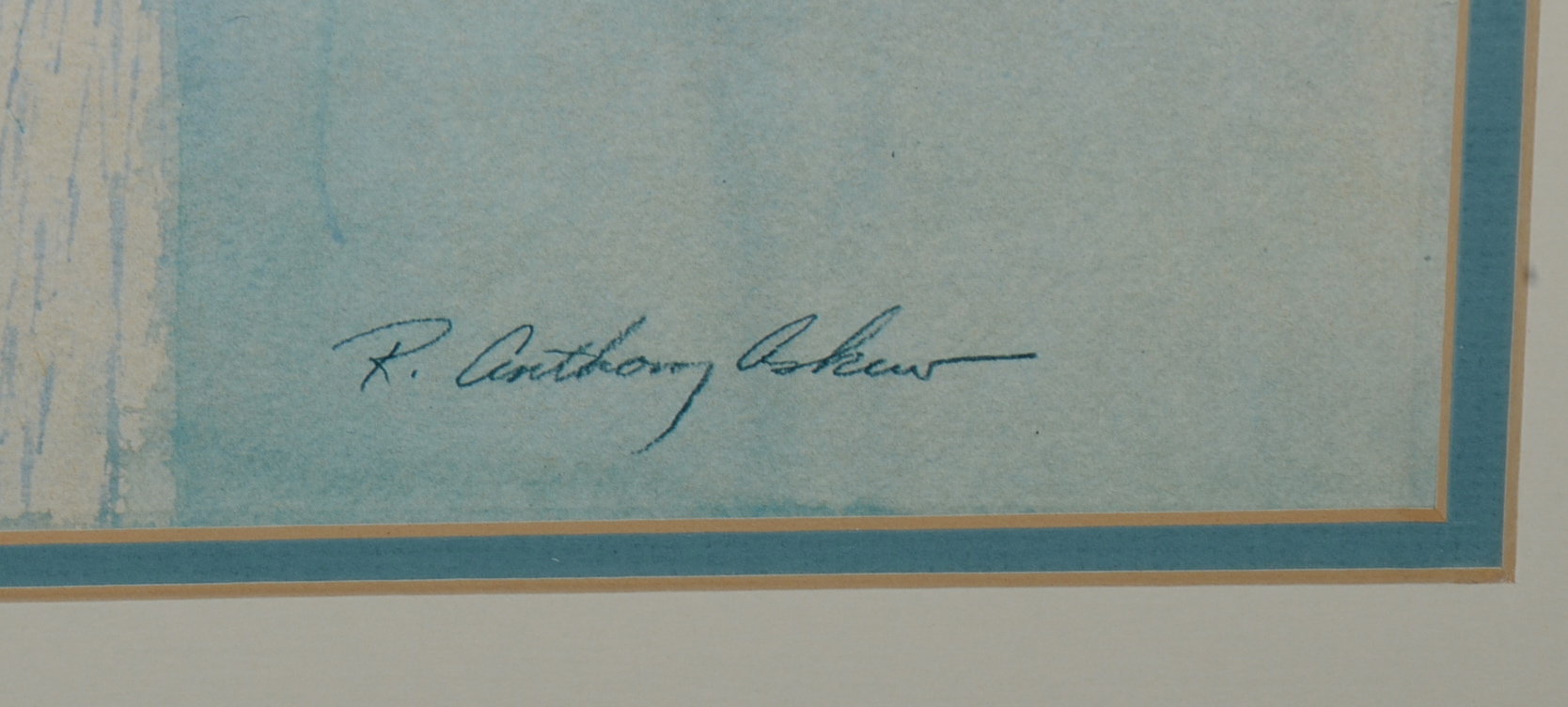 Trio of Framed Pastel Prints