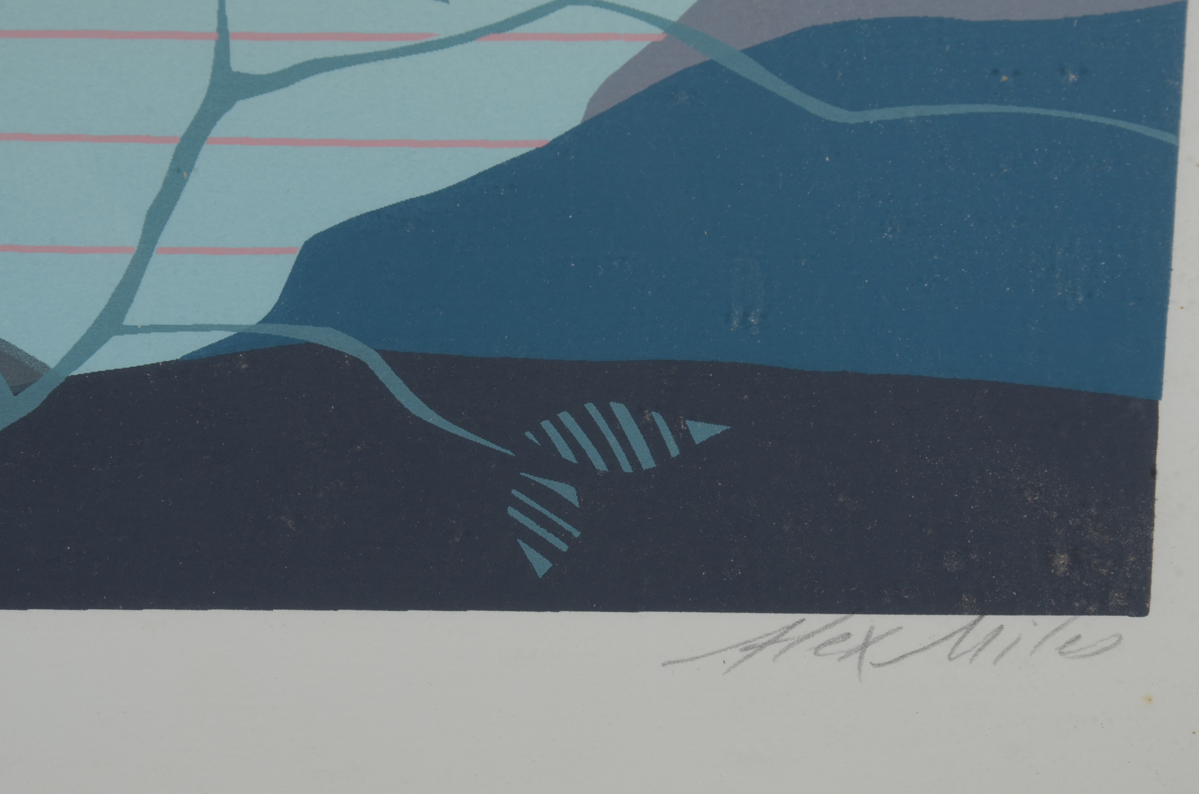 Trio of Framed Pastel Prints