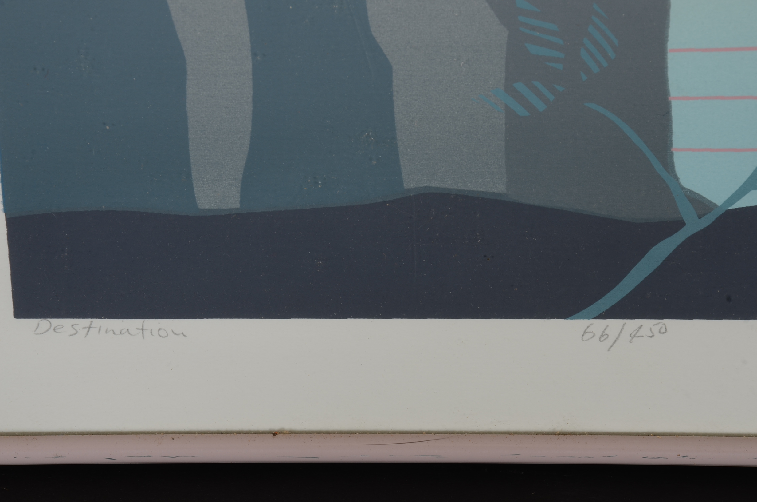 Trio of Framed Pastel Prints