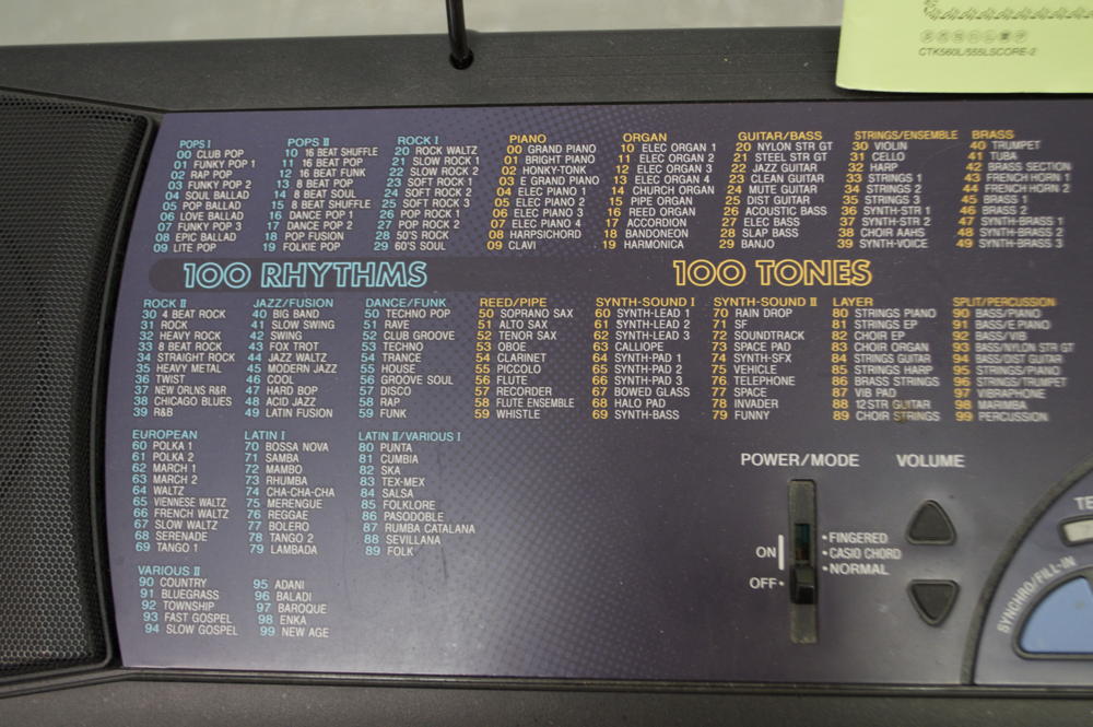 Casio Electric Keyboard with Stand