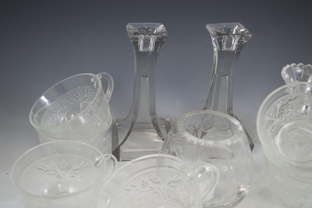 Lot of Glass Candle Holders and Cups