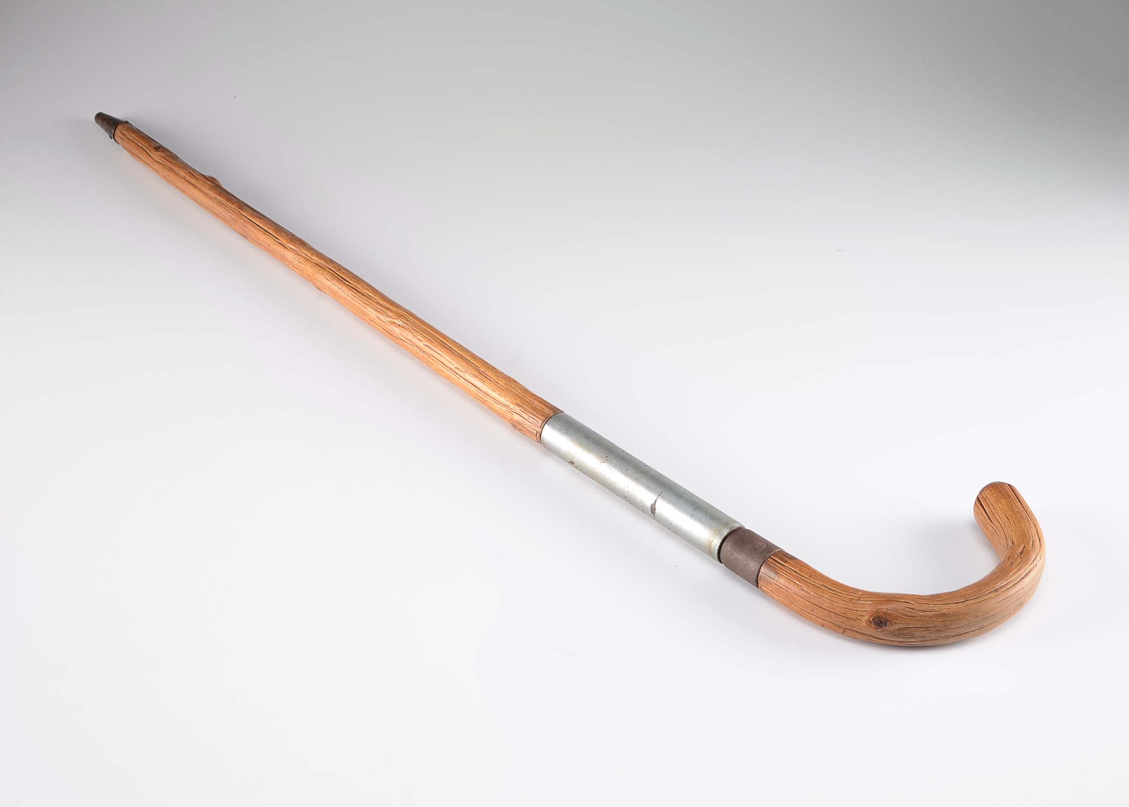 Vintage Wood Cane with Hidden Dagger