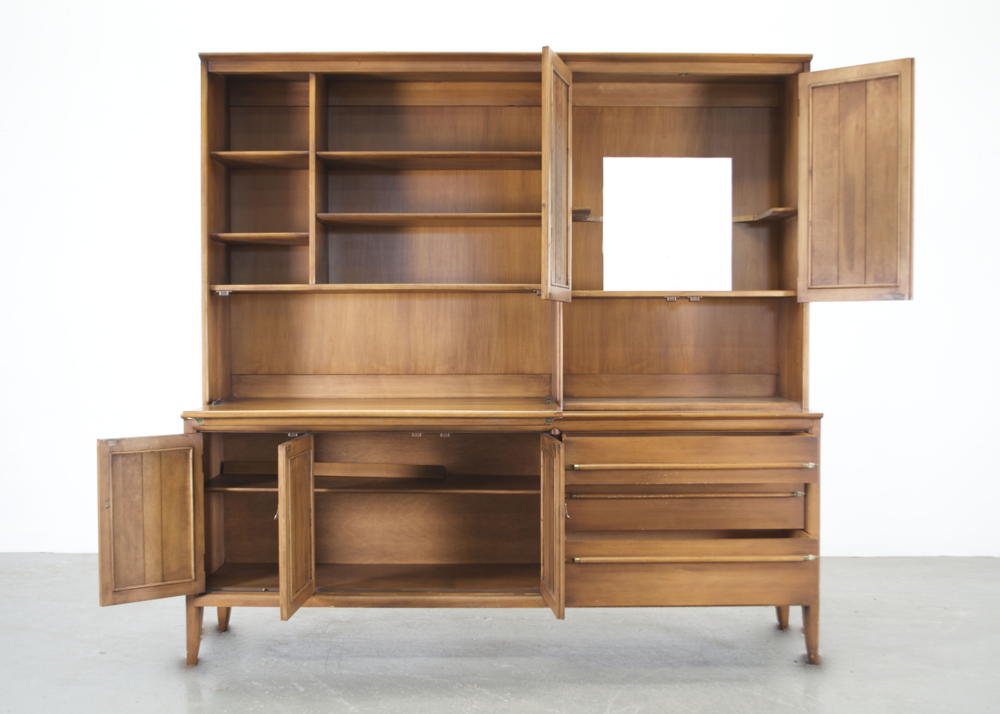 Poplar Mid Century Modern Media Cabinet