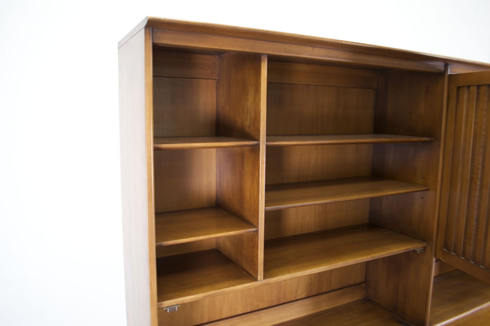 Poplar Mid Century Modern Media Cabinet